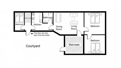 Spacious 3B w Double Beds Copenhagen City Centre - image 26
