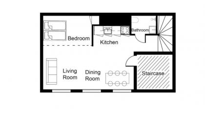 Unique 2 Bedroom Duplex w Exposed Beams in CPH City - image 27
