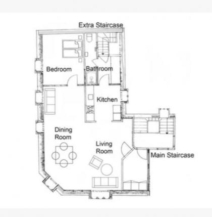 Unique Apartment w Exposed Beams Next to Tivoli - image 25